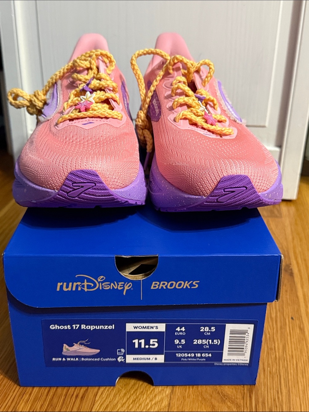 Brooks Women’s RunDisney Rapunzel Ghost 17 Sneakers